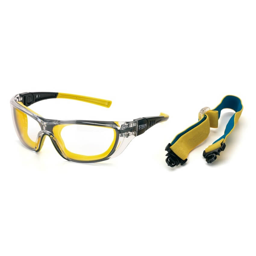 Gafas anti-empañamiento con Cinta y Patillas Mod. Dual 2188-GD  - Referencia 2188-GD